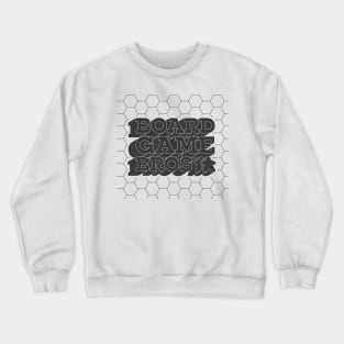 Retro Board Game Bros Gray Logo Crewneck Sweatshirt